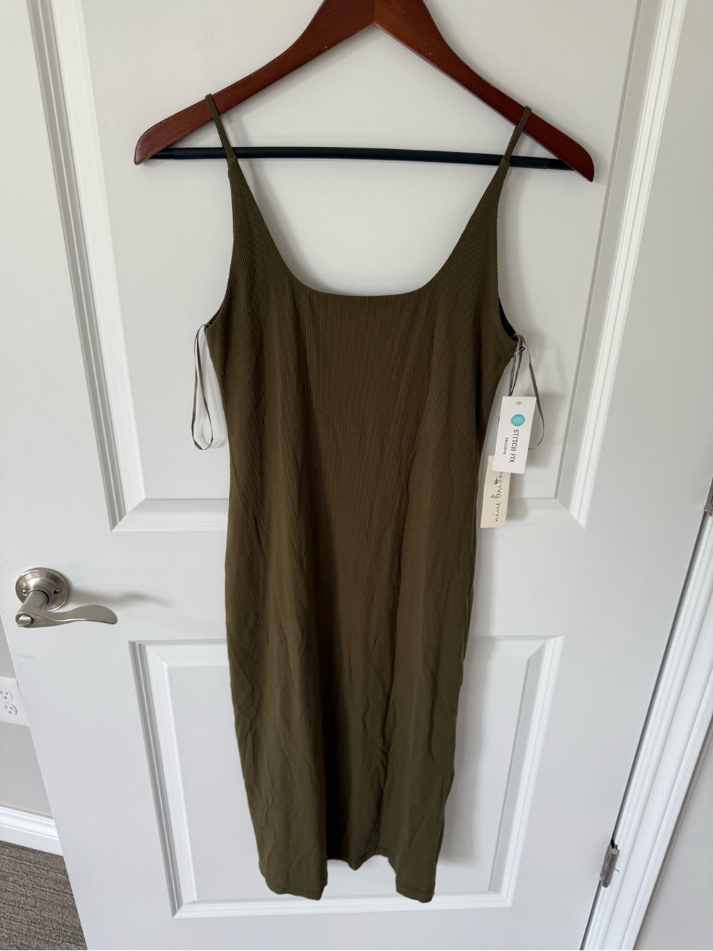 Stitch Fix Ribbed Square Neck Tank Dress NWT